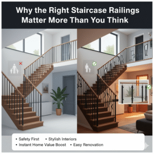 Why the Right Staircase Railings Matter More