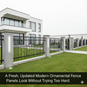 Modern Ornamental Fence Panels