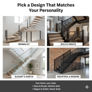 Right Staircase Railings